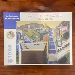 Pomegranate Wayne Thiebaud Valley Streets Puzzle - SEALED NEW - 1000 Pieces